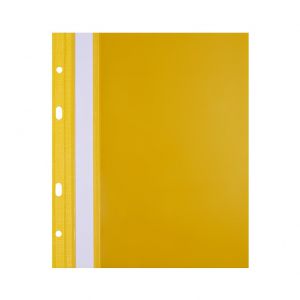 Skoroszyt Biurfol A5/2cm PVC z E/perf, Żółty